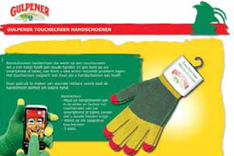 7000 paar touchscreen handschoenen