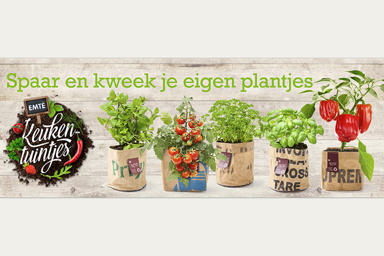 Actie met keukentuintjes van Emté