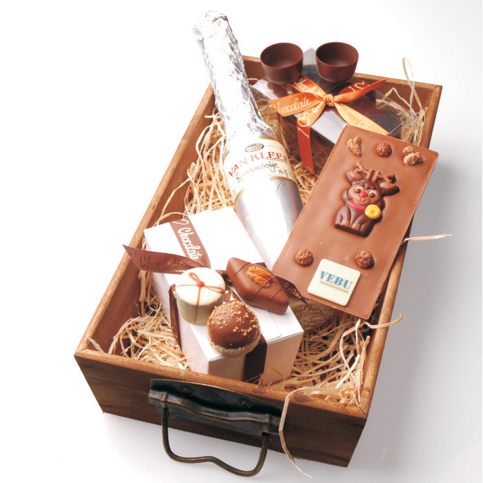 Chocolade geschenk pakket Zilver XXL