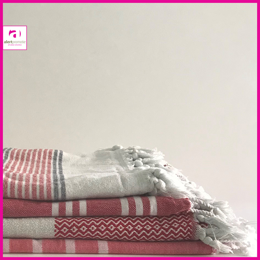 Hamamdoek met logo Hamamdoek met logo