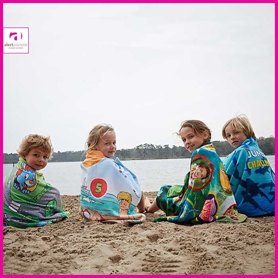 Handdoek met full colour bedrukking Handdoek met full colour bedrukking