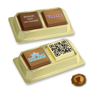 Premium Pralines per 2 stuks, bedrukt