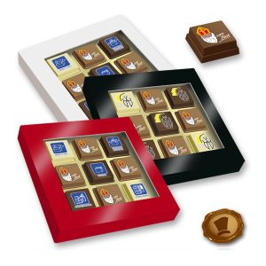 Premium Sint Pralines 9 stuks met logo