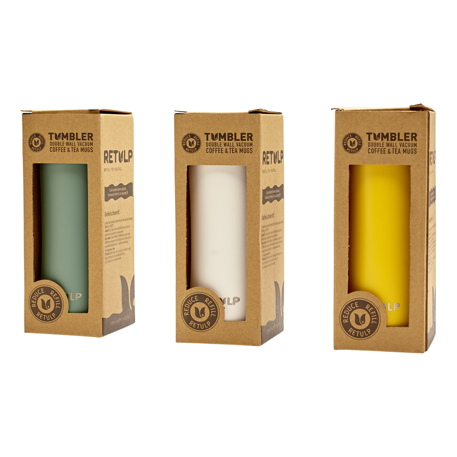 RVS thermosbeker met bedrukking RVS thermosbeker met bedrukking