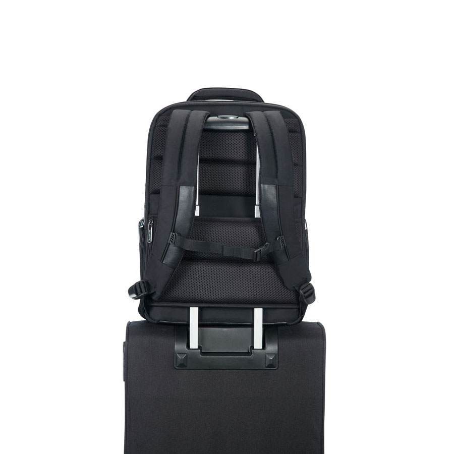 Samsonite luxe laptoprugzak 14.1'', personaliseerbaar met logo of i Samsonite luxe laptoprugzak 14.1'', personaliseerbaar met logo of i