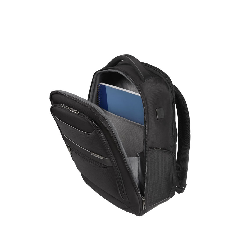 Samsonite laptop rugzak met USB aansluiting, personaliseerbaar met (3) Samsonite laptop rugzak met USB aansluiting, personaliseerbaar met (3)