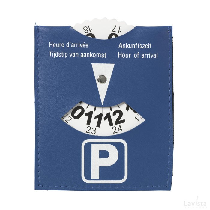 Bedrukte Euronorm parkeerschijf met logo