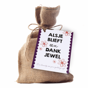 Zakje bloembollen - Alsjeblieft, een dankjewel