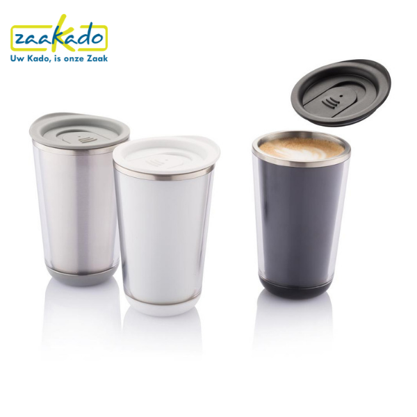 Duurzame thermosbeker met logo Duurzame thermosbeker met logo