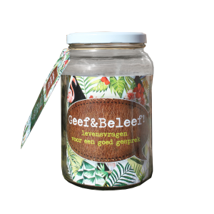 Geef&Beleef vragenspel in pot