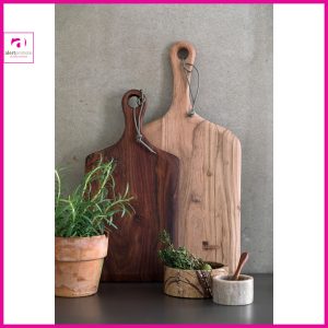 Houten borrelplank met logo