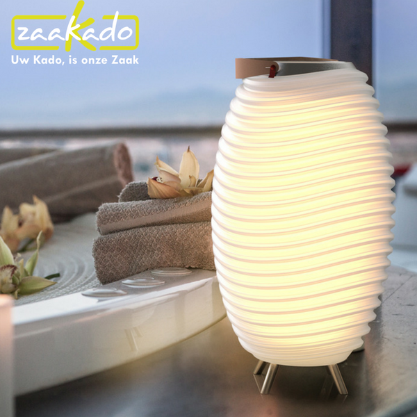 Kooduu bluetooth speaker, lamp en wijnkoeler in één binnen Kooduu bluetooth speaker, lamp en wijnkoeler in één binnen