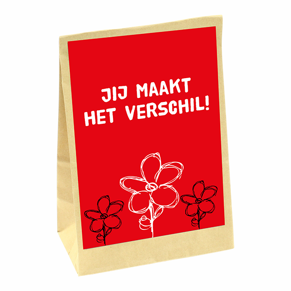 Kraftzak met bloembollen - Jij maakt het verschil