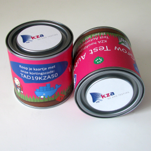 Custom made blikje