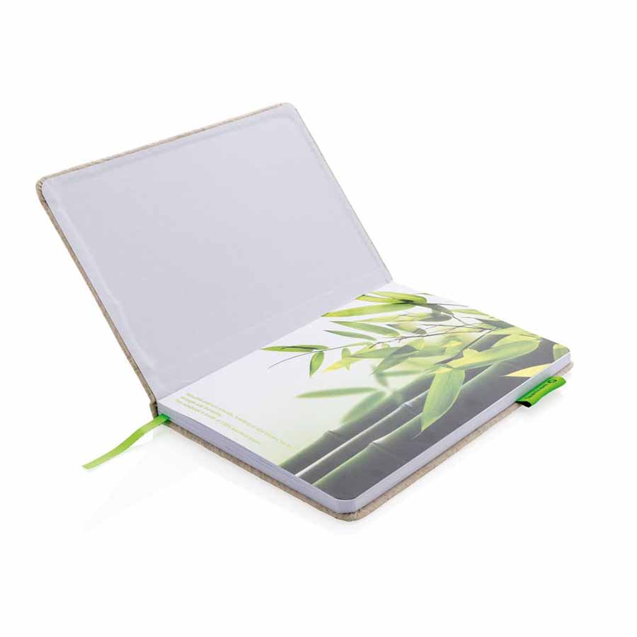 Eco jute A5 notitieboek 3 Eco jute A5 notitieboek