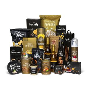 Kerstpakket Zwart gouden pracht