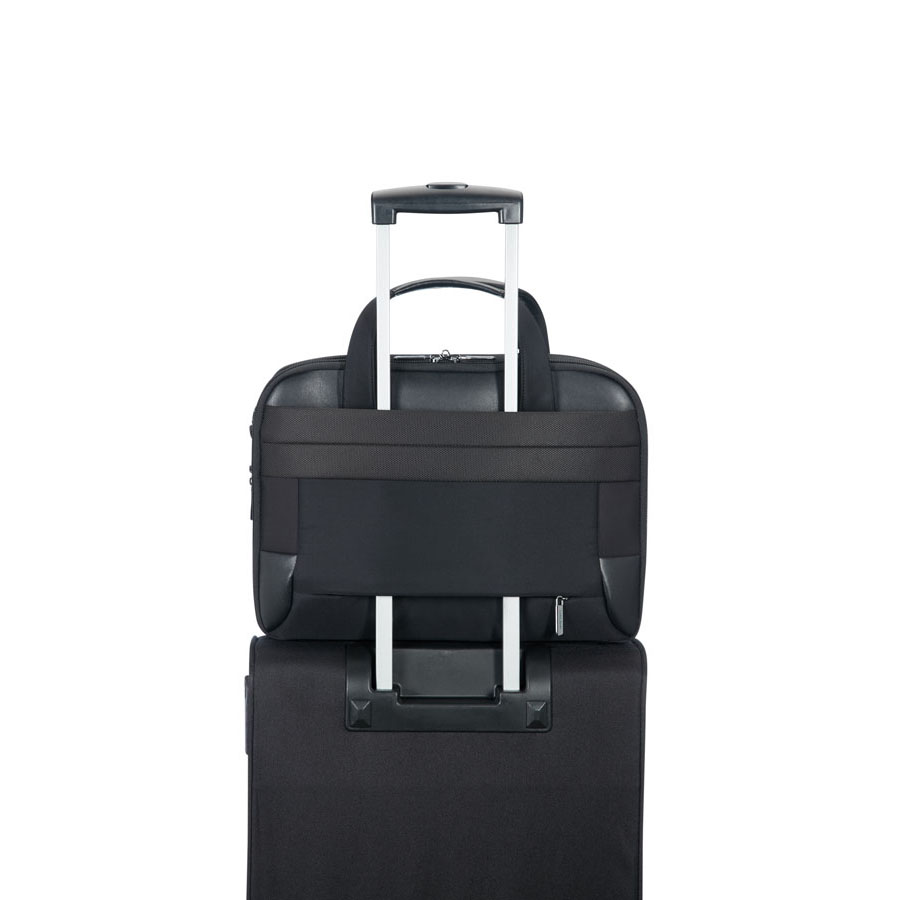 Samsonite luxe laptoptas 14.1'', personaliseerbaar met logo of init (3) Samsonite luxe laptoptas 14.1'', personaliseerbaar met logo of init (3)