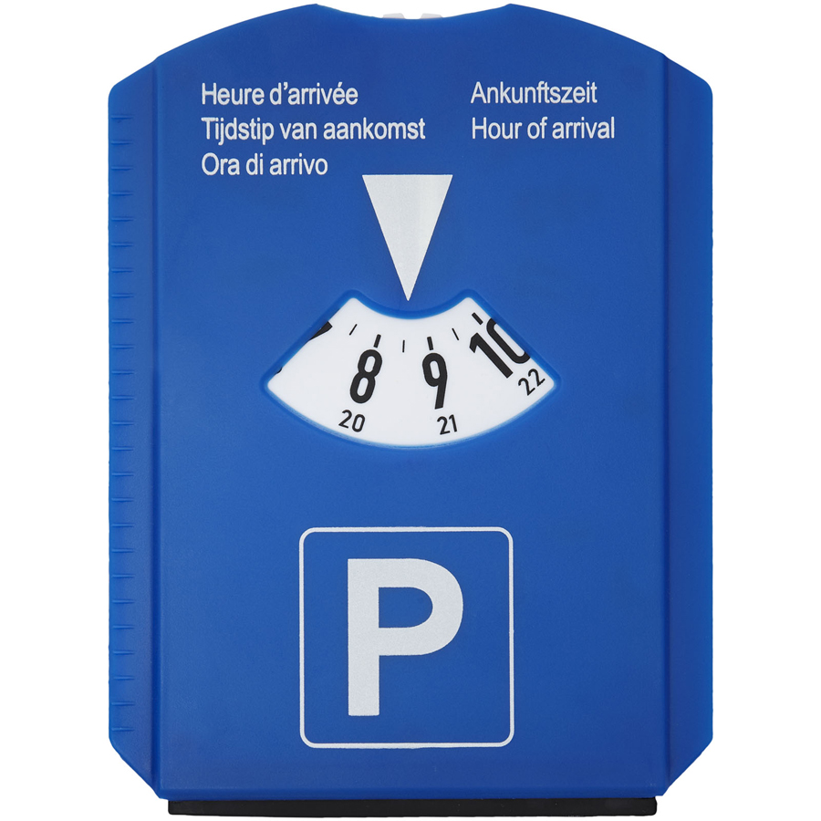 Bedrukte 5 in 1 parkeerschijf Bedrukte 5 in 1 parkeerschijf