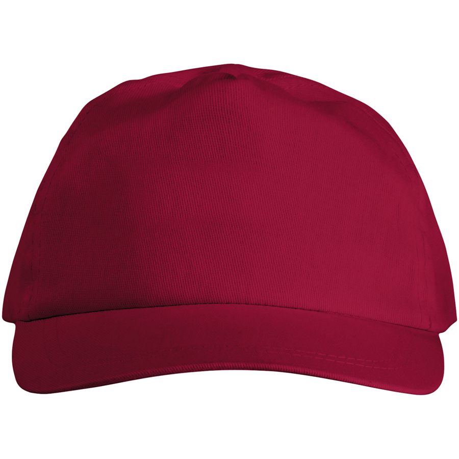 Basic 5 panel katoenen cap met logo Basic 5 panel katoenen cap met logo