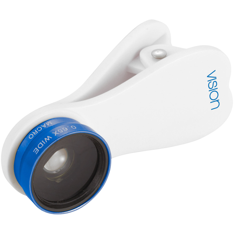 Bedrukte Breedhoek en macro lens met clip Bedrukte Breedhoek en macro lens met clip