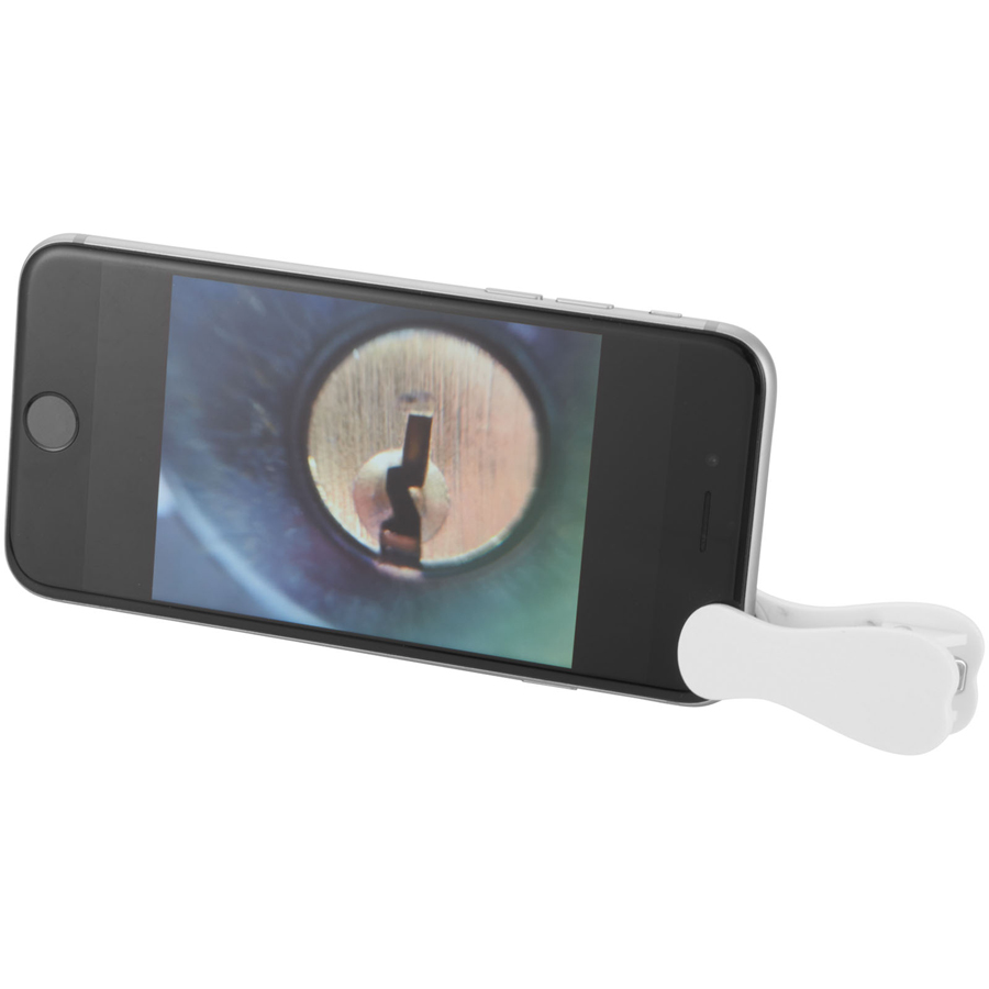 Bedrukte Breedhoek en macro lens met clip Bedrukte Breedhoek en macro lens met clip