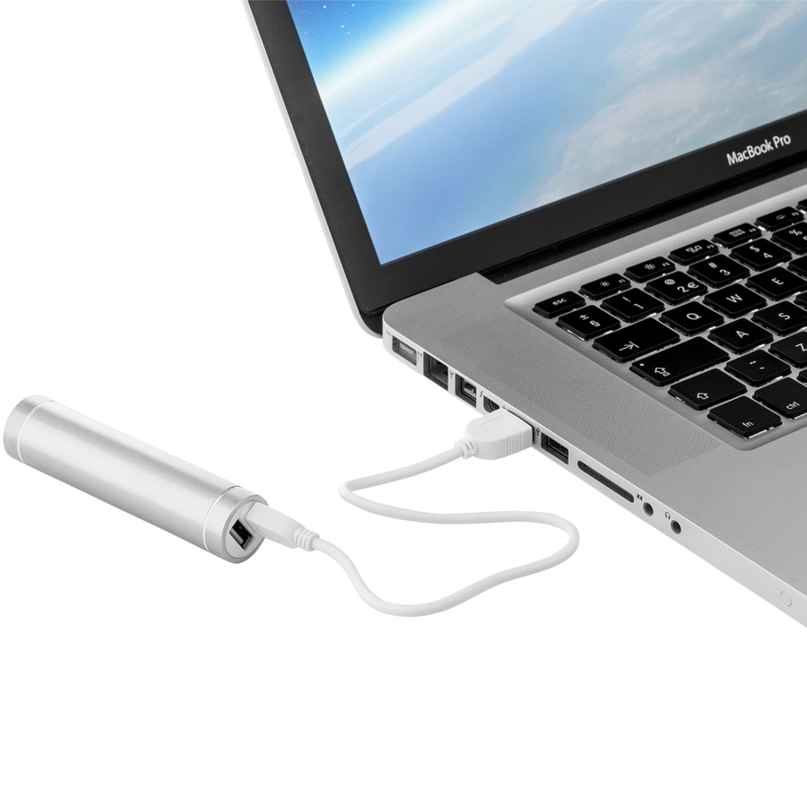 Bolt aluminium powerbank 2.200 mAh met bedrukking Bolt aluminium powerbank 2.200 mAh met bedrukking
