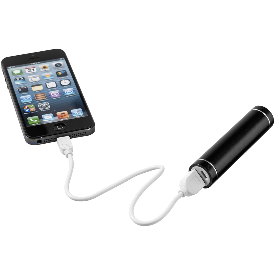 Bolt aluminium powerbank 2.200 mAh met bedrukking Bolt aluminium powerbank 2.200 mAh met bedrukking