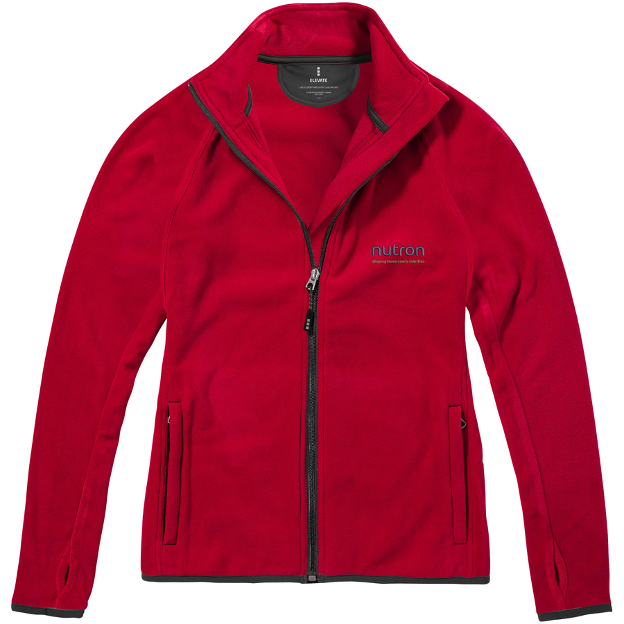 Brossard dames microfleece jack met bedrukking Brossard dames microfleece jack met bedrukking