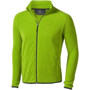 Brossard heren microfleece jack met bedrukking