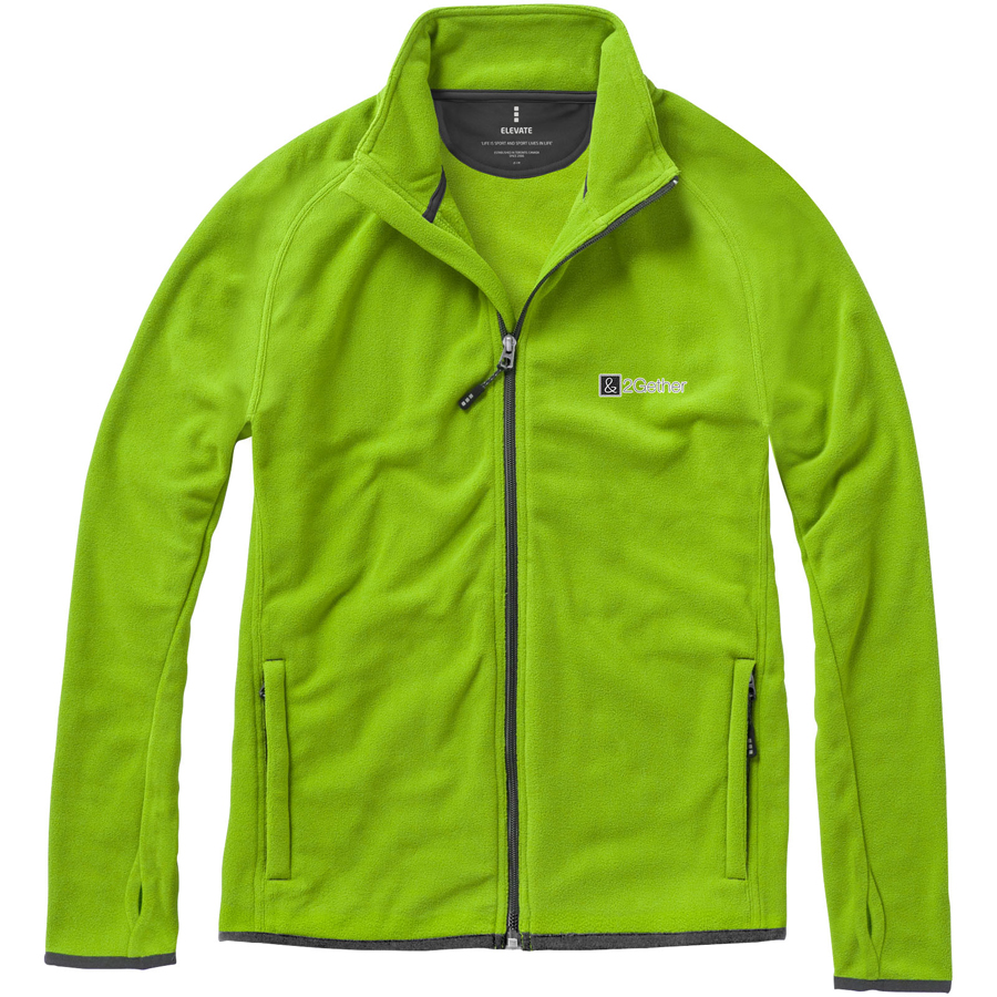 Brossard heren microfleece jack met bedrukking Brossard heren microfleece jack met bedrukking