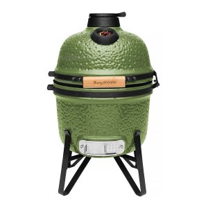 Outdoor keramische BBQ small olijfgroen
