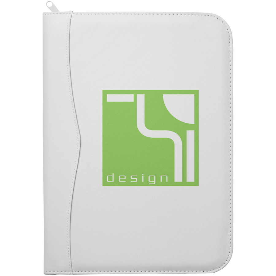 Bedrukte Ebony A4 portfolio met ritssluiting Bedrukte Ebony A4 portfolio met ritssluiting