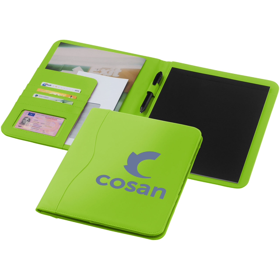 Ebony A4 portfolio met bedrukking Ebony A4 portfolio met bedrukking