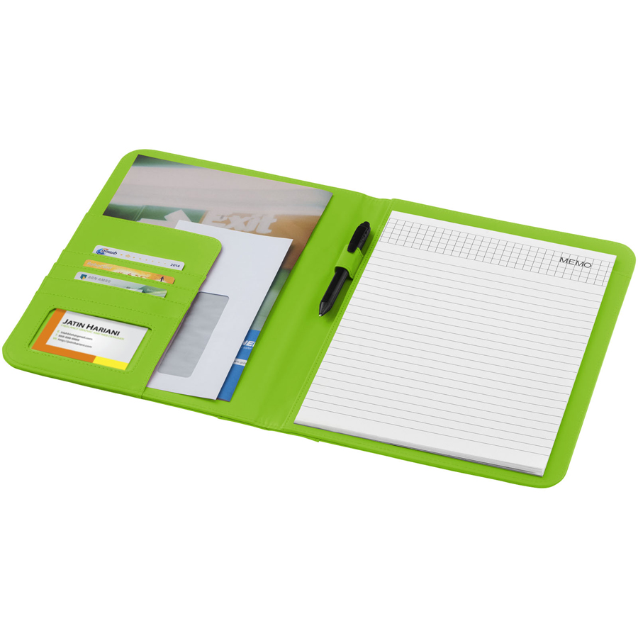 Ebony A4 portfolio met bedrukking Ebony A4 portfolio met bedrukking