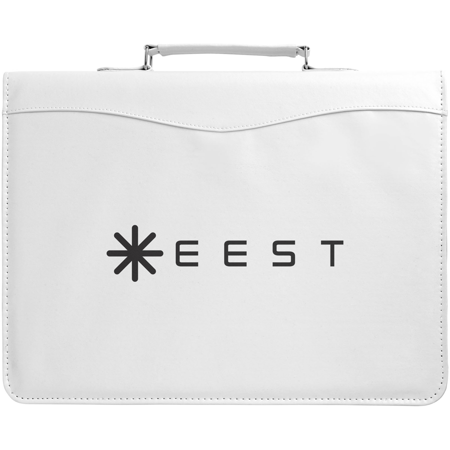 Ebony A4 portfolio met ritssluiting en handvat Ebony A4 portfolio met ritssluiting en handvat