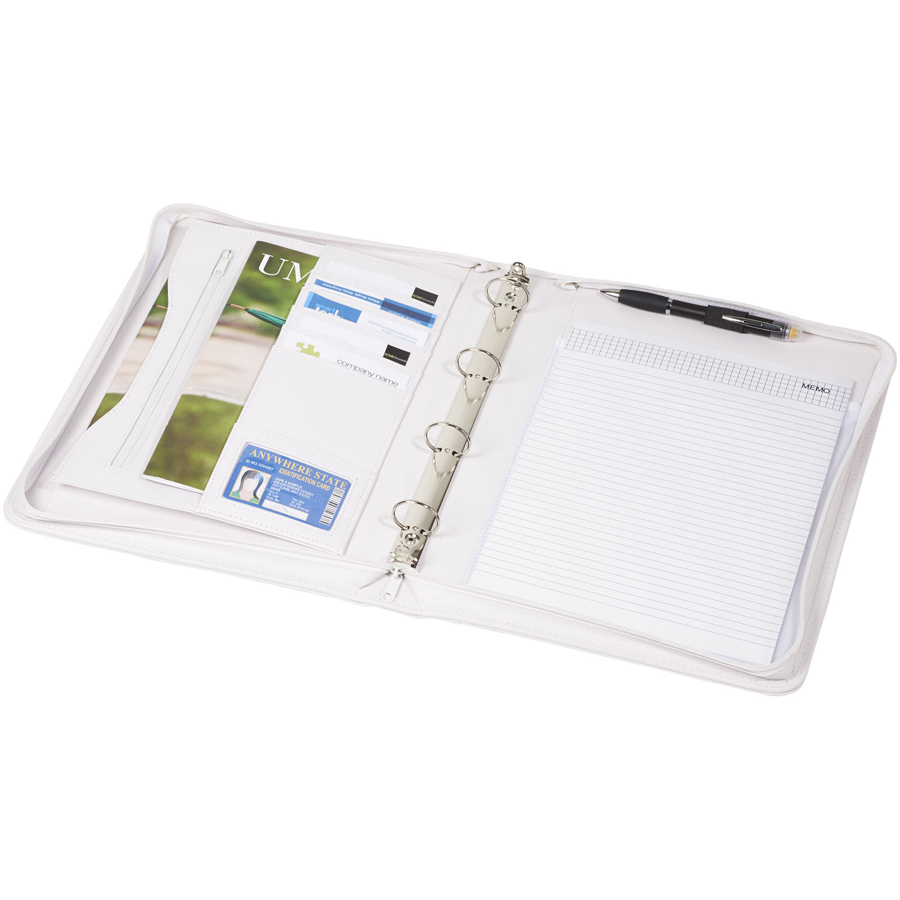 Ebony A4 portfolio met ritssluiting en handvat Ebony A4 portfolio met ritssluiting en handvat