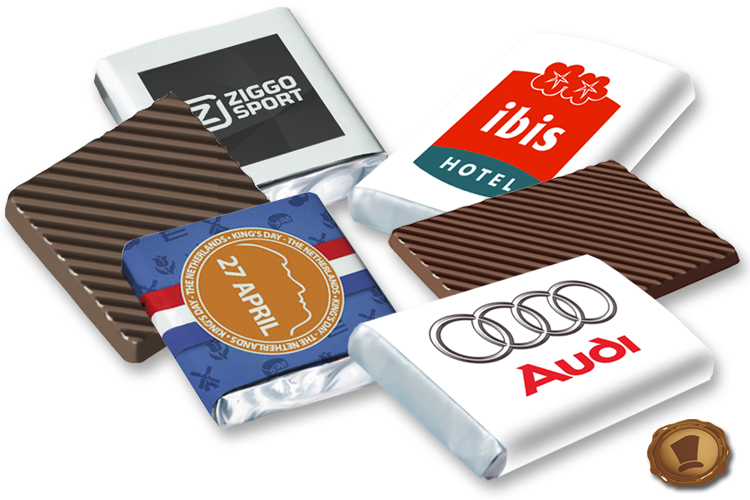 Promotie Chocolade met uw Eigen wikkel