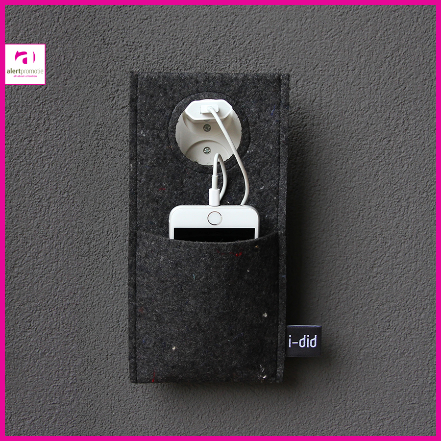 IDID telefoon organizer van gerecycled vilt