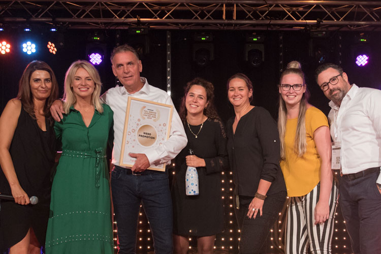 Webo Promotion winnaar Full Service Leverancier van het Jaar 2019