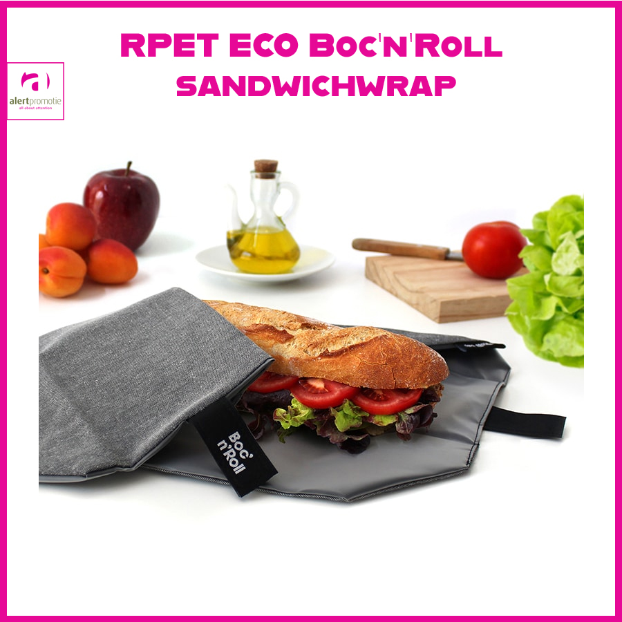 Duurzame sandwich wrap met bedrukking Duurzame sandwich wrap met bedrukking