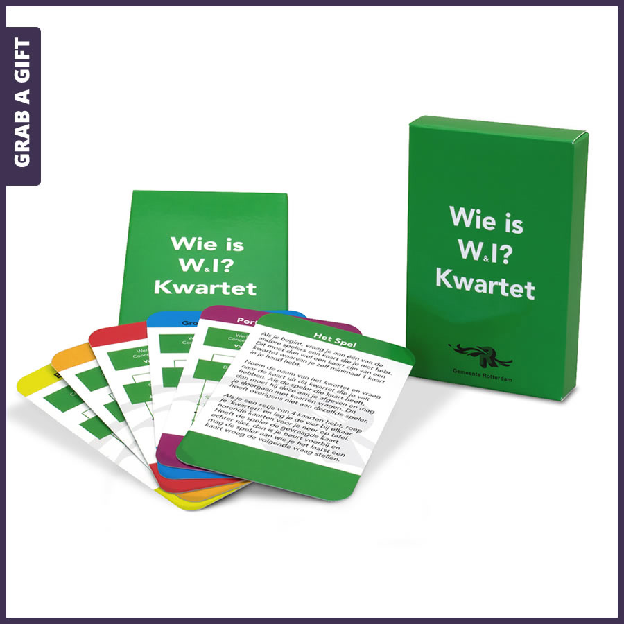 Kwartetspellen Full Colour bedrukken