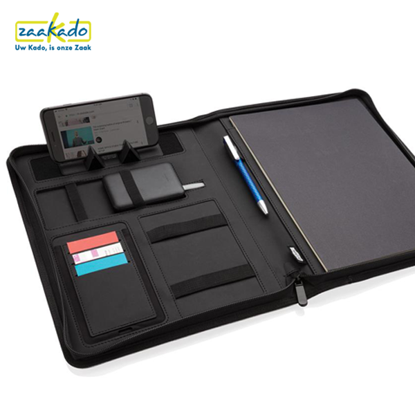Portfolio map notitieboek draadloze telefoon oplader Portfolio map notitieboek draadloze telefoon oplader