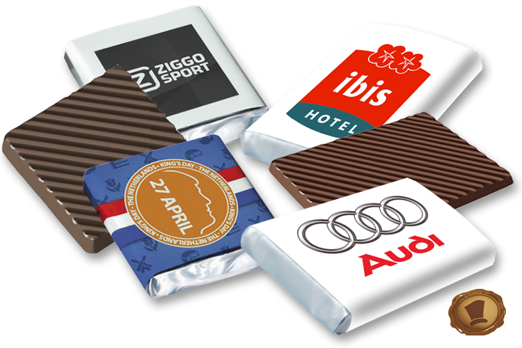 Koffie chocolaatjes met uw eigen wikkel