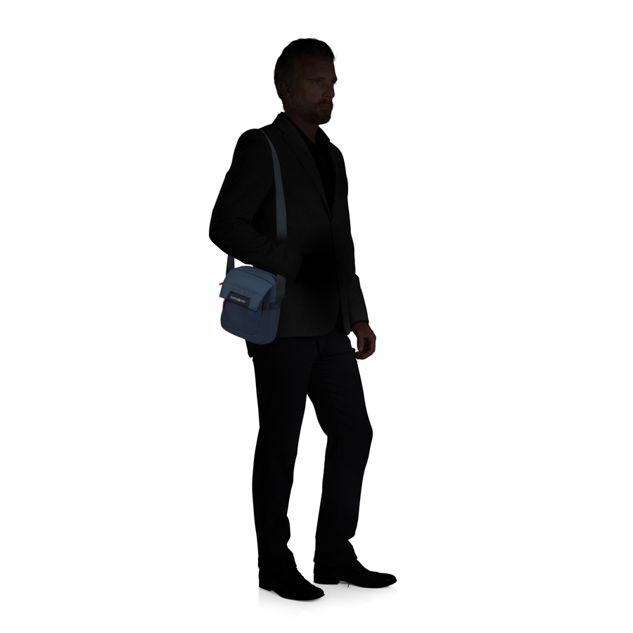 Samsonite Eco Crossbody tas, personaliseerbaar met logo of initialen (5)