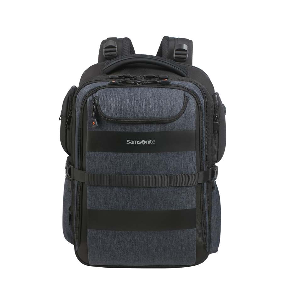 Samsonite rugzak voor zakenreis of citytrip, personaliseerbaar met logo of initialen