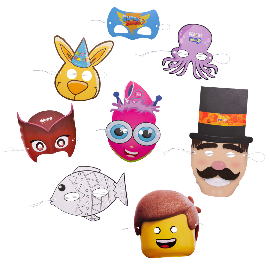Maskers met elastiek bedrukken (1)