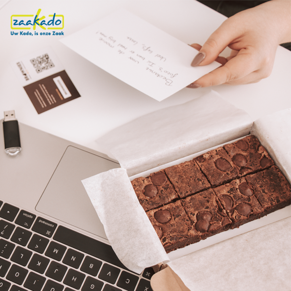 Brownies als brievenbuscadeau Brownies als brievenbuscadeau