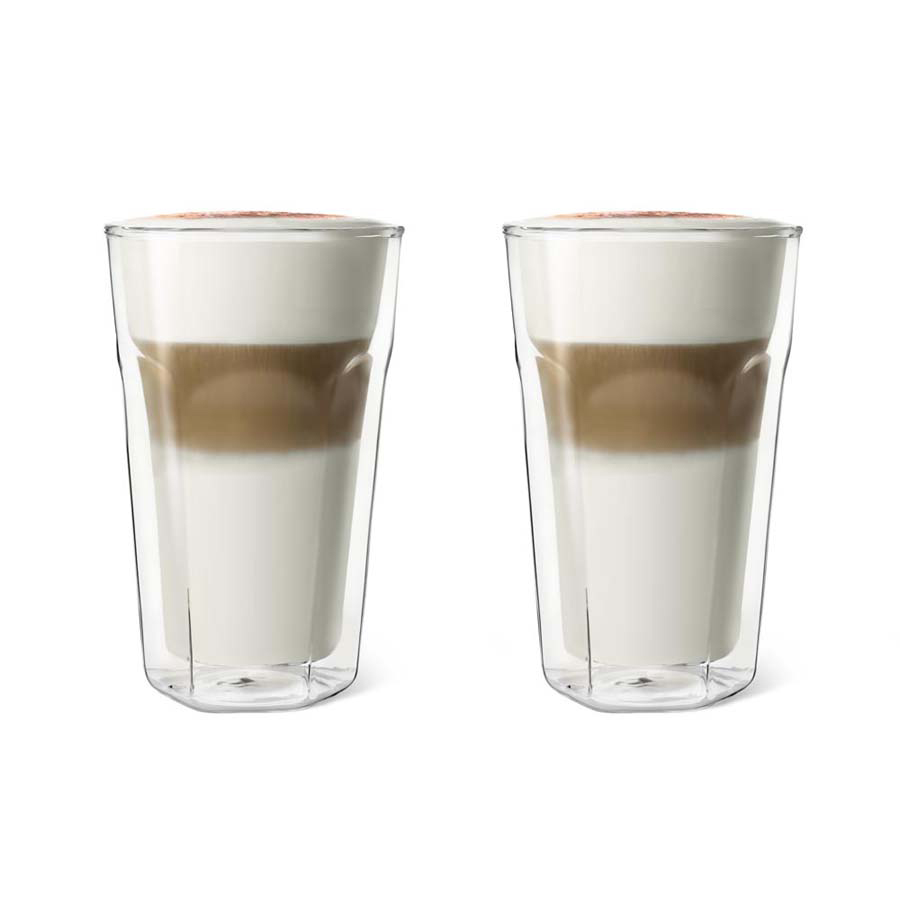 Dubbelwandig glas Latte Macchiato, set van 2