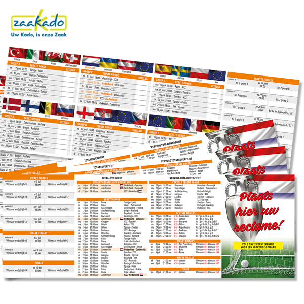 gepersonaliseerd wedstrijdschema gepersonaliseerd wedstrijdschema