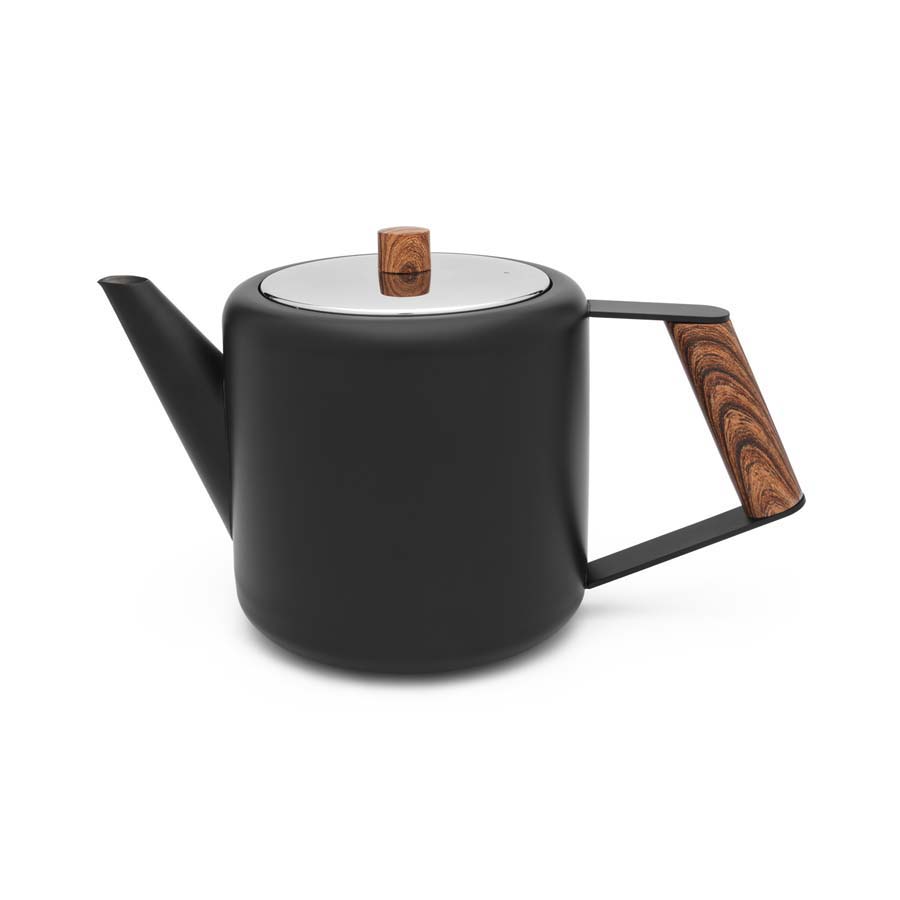 Theepot Boston 1,1L, mat zwart